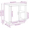 vidaXL Buffet Bois ancien 80 x 40 x 75 cm Bois d'ingénierie