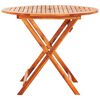 vidaXL Ensemble &agrave; manger d'ext&eacute;rieur pliable 5 pcs Bois d'eucalyptus