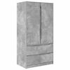 vidaXL Armoire Gris B&eacute;ton 79,5 x 49 x 156 cm Bois d&rsquo;ing&eacute;nierie