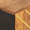 vidaXL Buffet marron et noir 60x33,5x100 cm bois massif de manguier