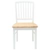 vidaXL Chaises de salle &agrave; manger 2 pcs Blanc 50 x 52,5 x 91 cm