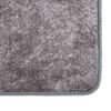 vidaXL Tapis lavable gris 400x300 cm antidérapant