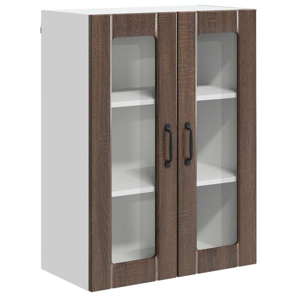 vidaXL Armoire de cuisine Ch&ecirc;ne brun 60 x 31 x 80 cm Bois d'ing&eacute;nierie