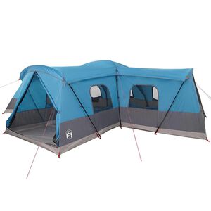 vidaXL Tente Bleu 680 x 510 x 210 cm Polyester 185T avec rev&ecirc;tement PU