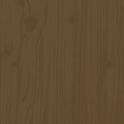 vidaXL Lit coulissant Marron miel Bois de pin solide 2x(90x190) cm