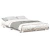 vidaXL Cadre de lit Blanc 120 x 190 cm Pin massif