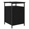 vidaXL Cabinet de chevet Chêne noir 40 x 42 x 60cm Bois d'ingénierie