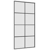 vidaXL Porte coulissante kit de quincaillerie noir 102,5x205 cm