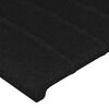 vidaXL Sommier &agrave; lattes de lit avec matelas Noir 120x200 cm Tissu