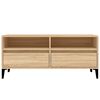 vidaXL Meuble TV chêne sonoma 100x34,5x44,5 cm bois d'ingénierie