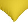 vidaXL Coussins de canapé 2 pcs Jaune clair 60 x 40 cm tissu