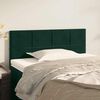 vidaXL T&ecirc;te de lit Vert fonc&eacute; 80x5x78/88 cm Velours