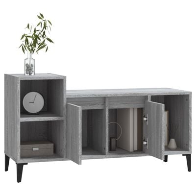 vidaXL Meuble TV Sonoma gris 100x35x55 cm Bois d'ingénierie