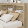 vidaXL T&ecirc;te de lit de rangement Ch&ecirc;ne Sonoma 140 cm Bois d'ing&eacute;nierie