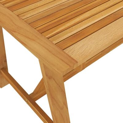 vidaXL Table à manger de jardin 140x70x73,5 cm Bois d'acacia massif