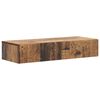 vidaXL Table d'appoint murale Bois ancien 87,5 x 34,5 x 17 cm