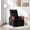 vidaXL Fauteuil de massage inclinable Noir Tissu