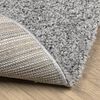 vidaXL Tapis shaggy PAMPLONA poils longs moderne gris &Oslash; 80 cm