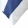 vidaXL Coussins de palette lot de 2 rayures bleues/blanches