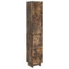 vidaXL Ensemble de Meubles 2 pcs Ch&ecirc;ne fum&eacute; 34,5 x 33 x 90 cm