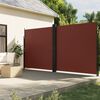 vidaXL Auvent lat&eacute;ral r&eacute;tractable marron 200x600 cm