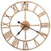 vidaXL Horloge murale M&eacute;tal 40 cm Dor&eacute;
