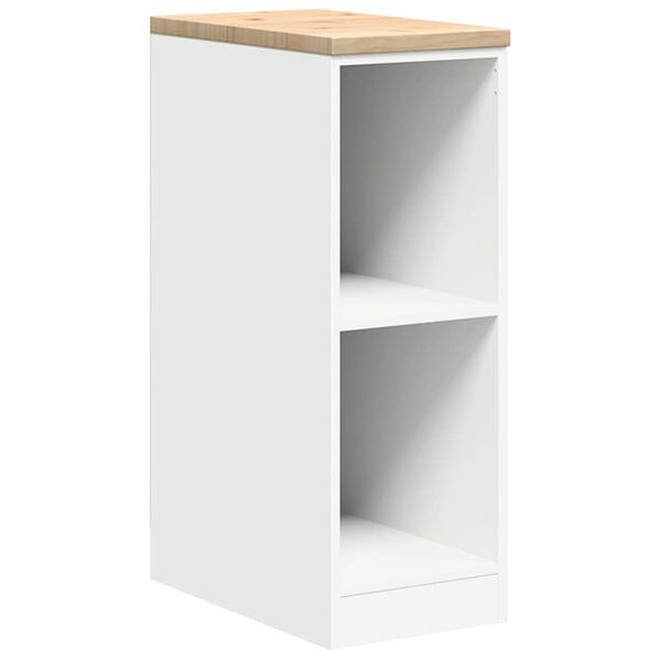 vidaXL Armoire de rangement de garage blanc 30x51x85 cm bois de pin