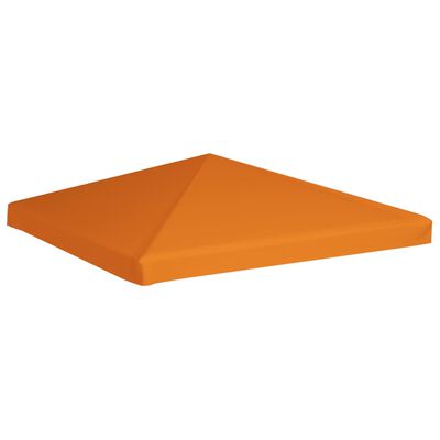 vidaXL Toile supérieure de belvédère 310 g / m² 3 x 3 m Orange