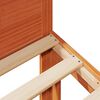 vidaXL Cadre de lit sans matelas cire marron 80x200 cm bois pin massif