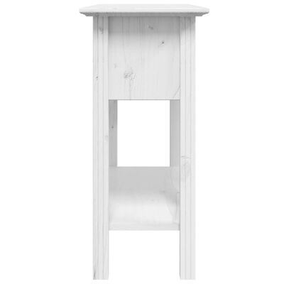 vidaXL Table console BODO blanc 91x35x74 cm bois de pin massif