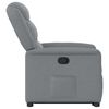 vidaXL Fauteuil inclinable Gris clair Tissu