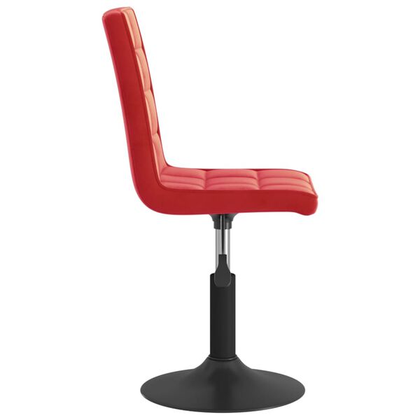 vidaXL Tabouret de bar Rouge bordeaux Velours
