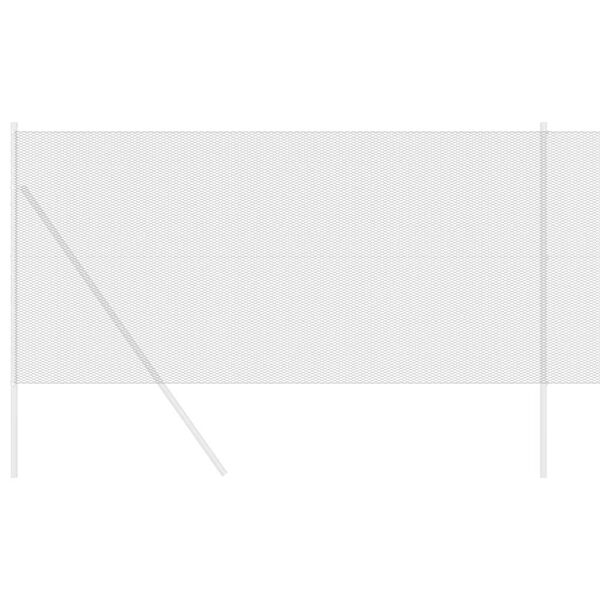 vidaXL Cl&ocirc;ture hexagonale Gris 1 x 10 m PVC