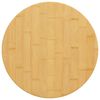 vidaXL Dessus de table &Oslash;30x4 cm bambou