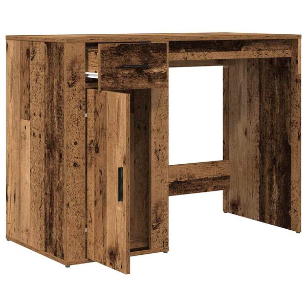 vidaXL Bureau vieux bois 100x49x75 cm bois d'ing&eacute;nierie