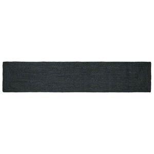 vidaXL Tapis de zone Gris fonc&eacute; 80 x 400 cm Jute
