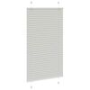 vidaXL Store plissé gris clair 80x100 cm largeur du tissu 79,4 cm