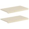 vidaXL Appuis de fen&ecirc;tre 2 pc Blanc 70 x 30 x 2 cm