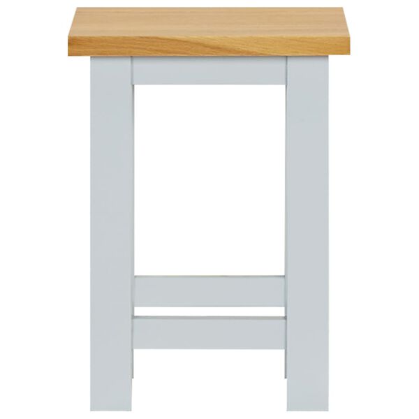 vidaXL Table d'appoint 27x24x37 cm Bois de ch&ecirc;ne massif
