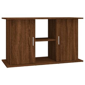 vidaXL Support d'aquarium ch&ecirc;ne marron 101x41x58 cm bois d'ing&eacute;nierie
