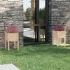 vidaXL Jardinières d'extérieur 2 pcs 40x40x70 cm bois de pin massif
