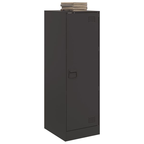 vidaXL Buffet noir 34,5x39x107 cm acier