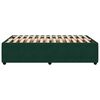 vidaXL Cadre de lit sans matelas vert foncé 120x200 cm velours