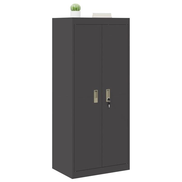 vidaXL Armoire de rangement Noir 60 x 40 x 140 cm Acier