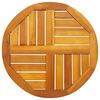 vidaXL Dessus de table &Oslash;50x2 cm rond bois massif d'acacia