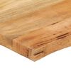 vidaXL Dessus de table 70x60x3,8 cm bord vivant bois massif manguier