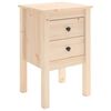 vidaXL Table de chevet 40x35x61,5 cm Bois de pin massif