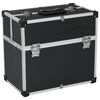 vidaXL Bo&icirc;te &agrave; outils 38x22,5x34 cm Noir Aluminium