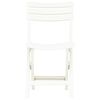 vidaXL Chaises de jardin pliables lot de 2 Plastique Blanc