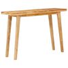 vidaXL Table &agrave; d&icirc;ner Naturel 100 x 35 x 75 cm Bois de mangue massif